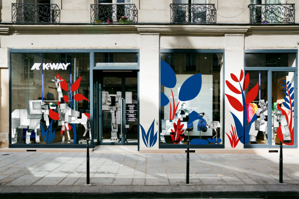 graphisme vitrine projet artistique