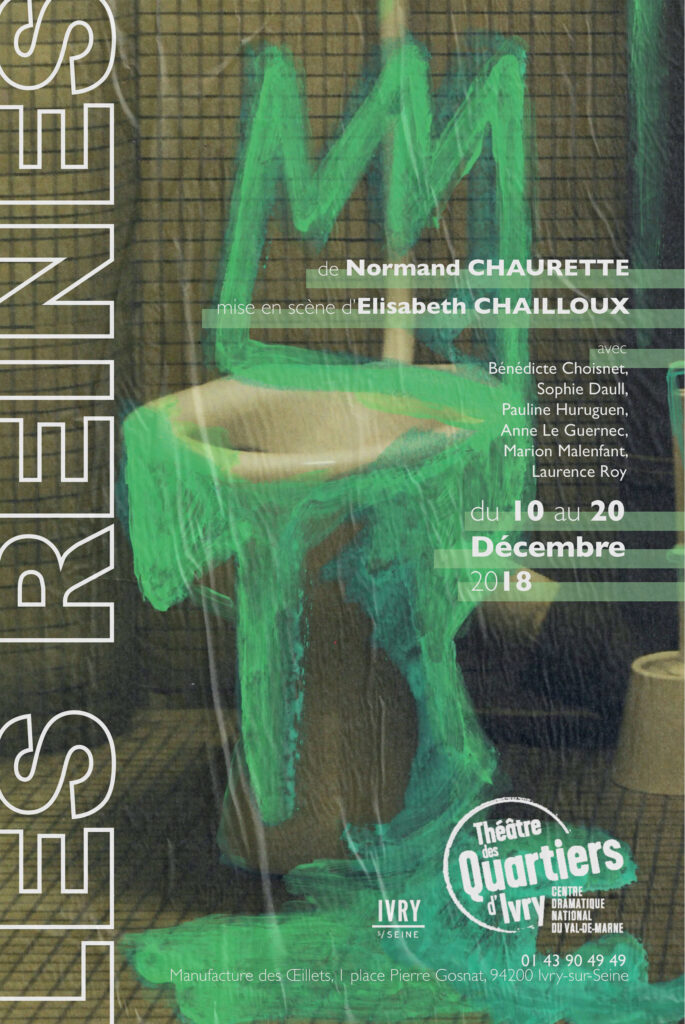 création graphique poster affiche les reines